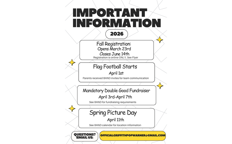 Upcoming Information